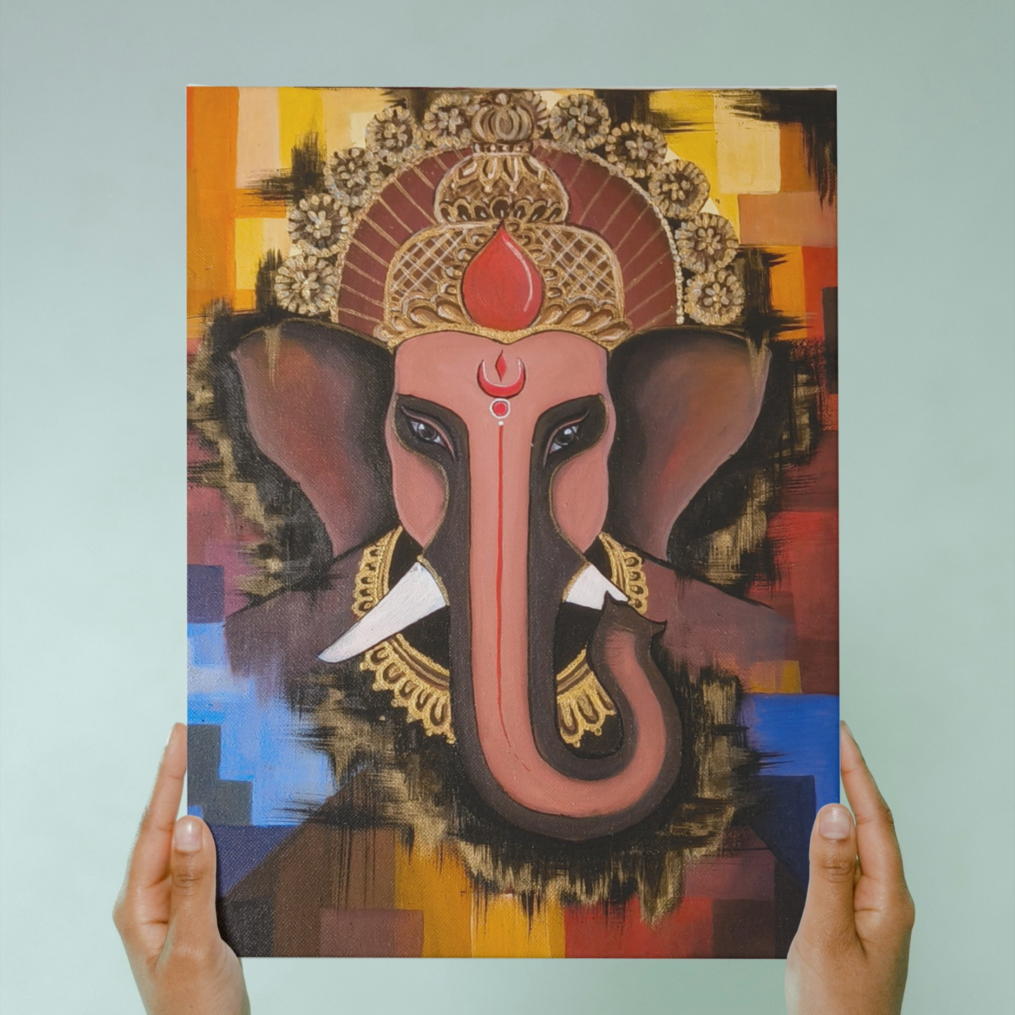 GAJANANA (One of One Hand Painting)